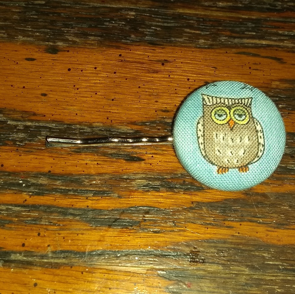 Owl bobbypin hair piece